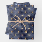 Ciels célestes Marine foncée et papier d'enveloppe (En situation)