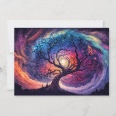 Ciels de minuit Invitations de fête d'anniversaire (Dos)