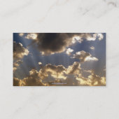 Ciels nuageux Cartes de visite inspirants (Dos)