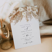 CIERA Bohemian Dry Pampas Faire-part de mariage