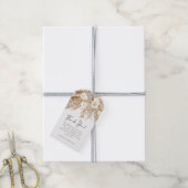 CIERA Bohemian Dry Pampas Grass Dank u wel Cadeaulabel (Met Touw)