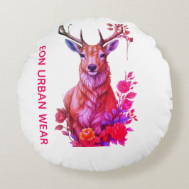 CIERVO ENTRE FLORES ROND KUSSEN