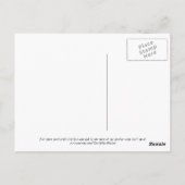 Cieux la carte postale d'arbre de limite (Dos)