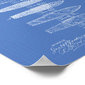 Cigar 1887 Patent Art Blueprint Poster (Hoek)