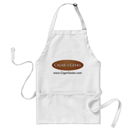 Cigar Geek Apron Standaard Schort (Voorkant)