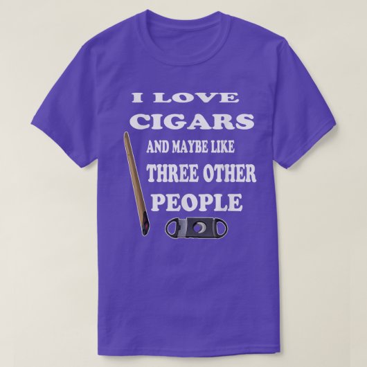 Cigar Gift Idee Funny Cigar Accessoires Gift Set T-shirt (Design voorkant)