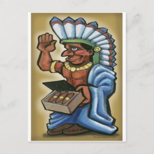Cigar Indian Briefkaart