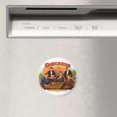 Cigar Label Art, Checkers Mild en Mellow Magneet (Insitu (Vaatwasser))