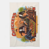 Cigar Label Art, Checkers Mild en Mellow Theedoek (Verticaal)