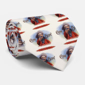 Cigar Label Art, Cowboy past het merk aan Stropdas (Opgerold)