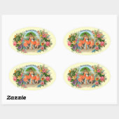 Cigar Label La Palmiera, Vrouw met Angels (Vel)