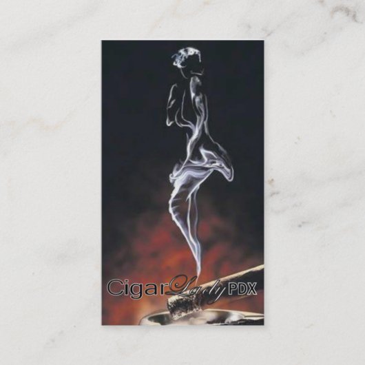 Cigar Lady PDX 2 Visitekaartje (Voorkant)