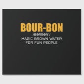 Cigar Lover | Bourbon Magic Brown Cadeaupapier (Vlak)