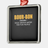 Cigar Lover | Bourbon Magic Brown Metalen Ornament (Links)