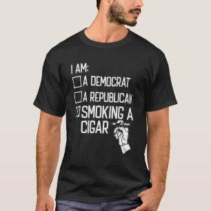 Cigar Pipe Tobacco Smoker Roking A Cigar T-shirt
