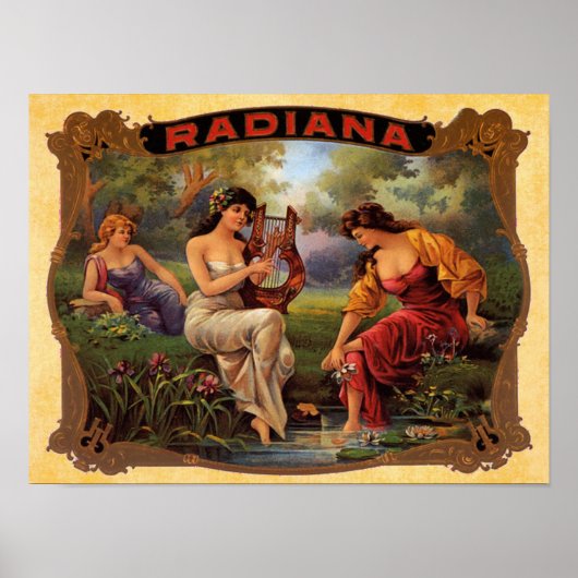 Cigar Radiana  Roken Poster (Voorkant)