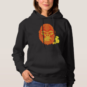 Cigar-roken betekent een Oranje gorilla voor jonge Hoodie
