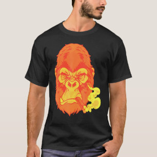 Cigar-roken betekent een Oranje gorilla voor jonge T-shirt