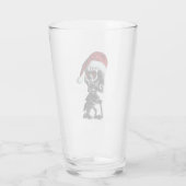 Cigar Skeleton voor roken Glas (Achterkant)
