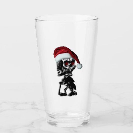 Cigar Skeleton voor roken Glas (Voorkant)