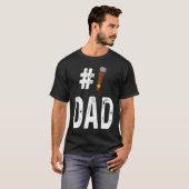 Cigar  Smoker Smoking  Number 1 Dad T-shirt (Voorkant volledig)