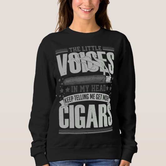 Cigar Smoker Smoking Quotes Trui (Voorkant)