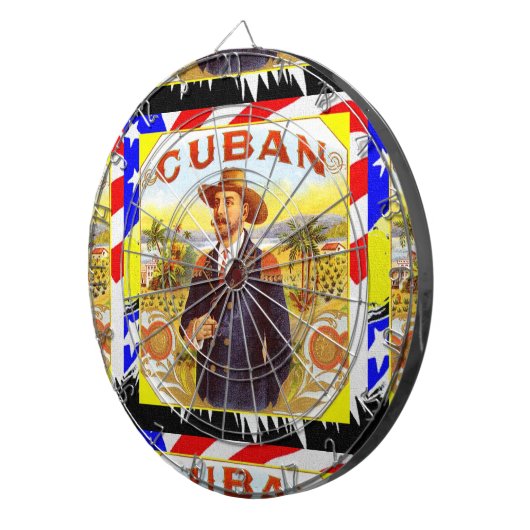 Cigar Smokers Dart Board Dartbord (Voorkant Rechts)