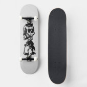 Cigar Smoking Cowboy Skeleton Schaats Board Skateboard (Voorkant)