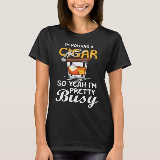 Cigar Smoking Father Great T-shirt (Voorkant)