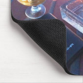 Cigare et une boisson par le feu - tapis de souris (Coin)