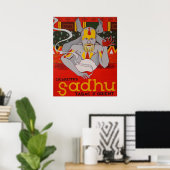 Cigaretes Sadhu Tabac D'Orient Poster (Thuiskantoor)