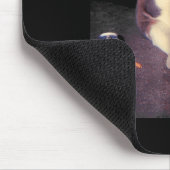 Cigarette Kitten Funny Smoking Cat Meme Stud Brain Muismat (Hoek)