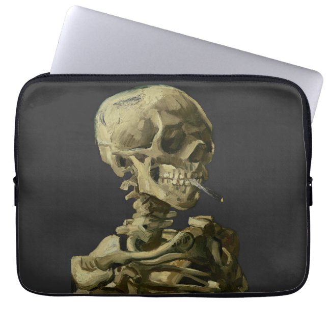 Cigarette van Van Gogh Laptop Sleeve (Voorkant)