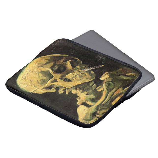Cigarette van Vincent van Gogh Laptop Sleeve (Voorkant top)