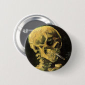 Cigarette van Vincent van Gogh Ronde Button 5,7 Cm (Voorkant /achterkant)