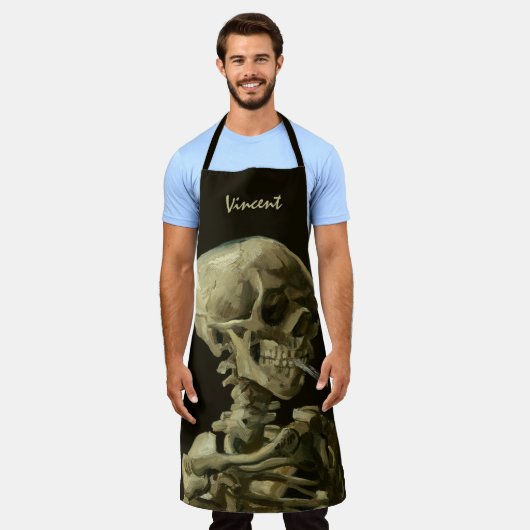 Cigarette van Vincent van Gogh Schort (Gedragen)