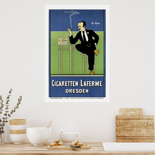 Cigaretten Laferme Poster (Keuken)
