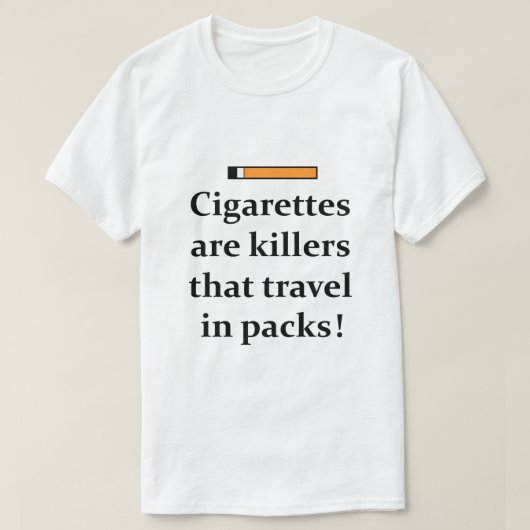 CIGARETTES ZIJN KILLERS T-SHIRT (Design voorkant)