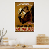 Cigarillos Privados Poster (Keuken)
