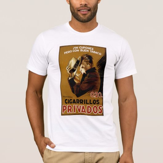Cigarillos Privados T-shirt (Voorkant)