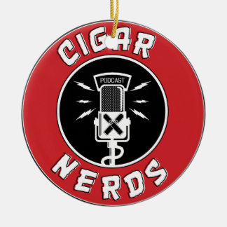 CigarNerdsLogo Keramisch Ornament