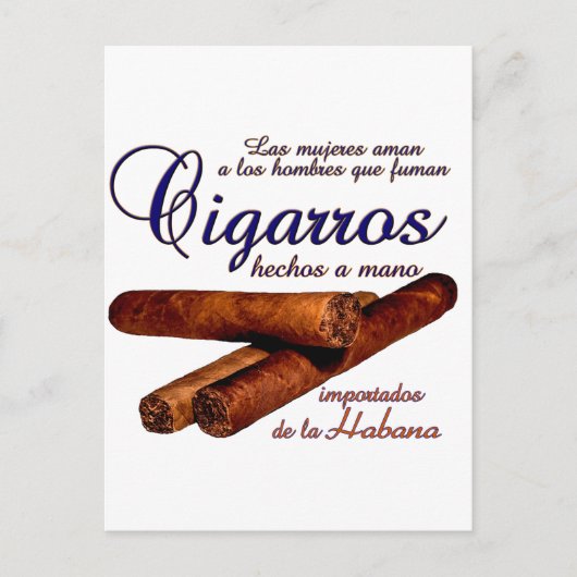 Cigarros - Cirars Briefkaart (Voorkant)
