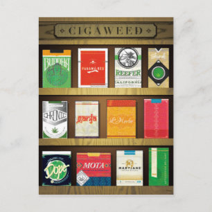 Cigaweed Briefkaart
