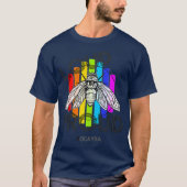 Cigayda LGBT Pride Cicada Brood X 2021 Insect T-shirt (Voorkant)