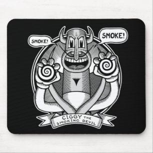 Ciggy zegt rook! muismat