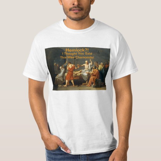 Cigûe ? ! T-shirt de camomille (Devant)
