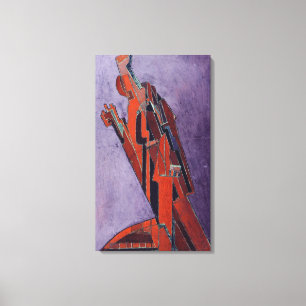 Cijfer-studie - Ontwerp voor beeldhouwkunst Canvas Afdruk