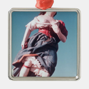 Cijfer van het onbekende zeilschip metalen ornament