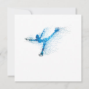 Cijfer wintersportgeschenk kaart