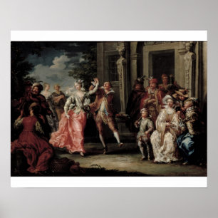 Cijfers die buiten een Paleis (paar met 59640) dan Poster